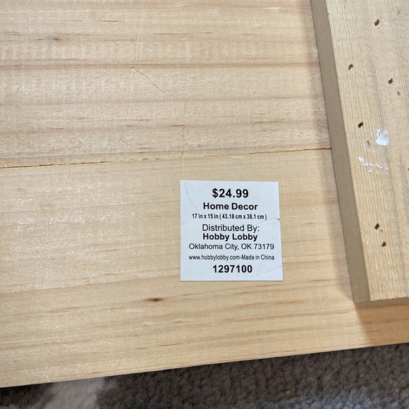 Rustic Deer Buck Wooden and Gold Wall Hanging - Picture 4 of 4